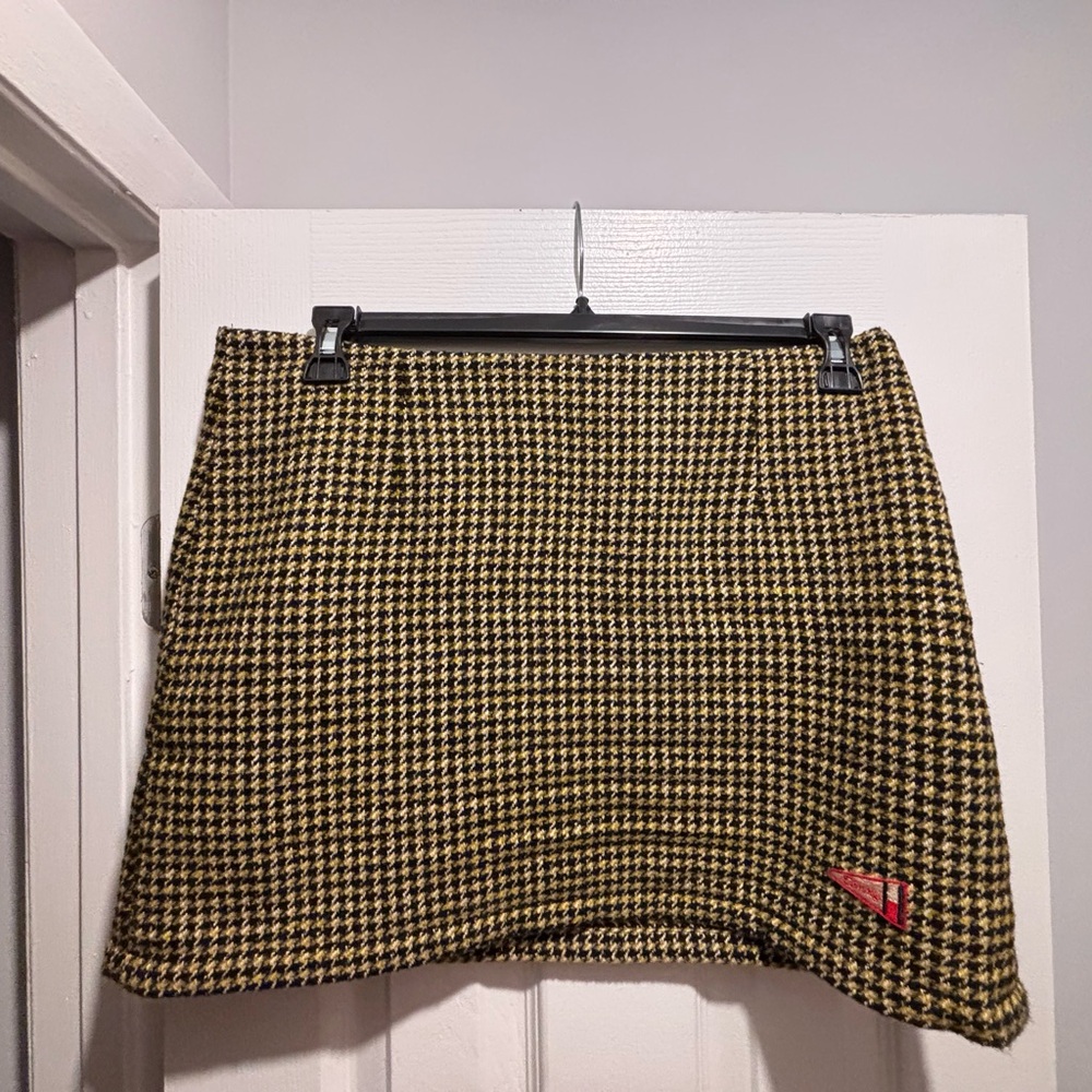 Tommy Hilfiger Houndstooth Mini Skirt